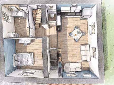 duplex t4 neuf 104 m² — dpe b  clim  parking  résidence de charme