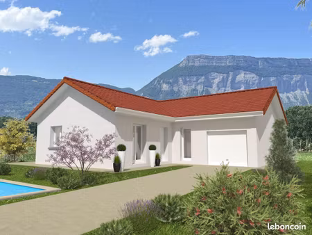 projet de construction d'une maison 87 m² avec terrain à la mure (38)