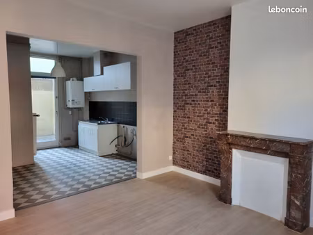 appartement t3 avec une courette