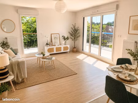 appartement neuf 4 pièces 80 m² + jardin 254 m² – orléans saint-marc