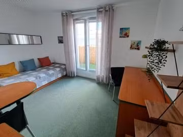 studio meublé avec terrasse lyon massena