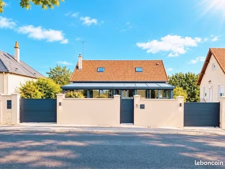 blois – maison 170m² (dpe b)  façade isolée  véranda akena & insert neufs + 2 t2 meublés r