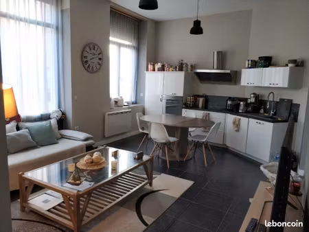 vend bel appartement lille rdc