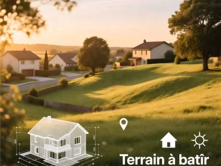 terrain 800 m² surville
