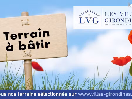 terrain à bâtir de 600 m² à saint-andre-de-cubzac (33)