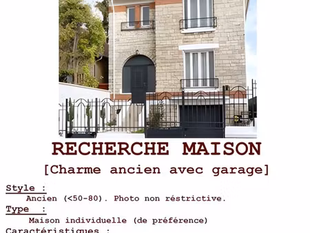 ?maison avec garage ?