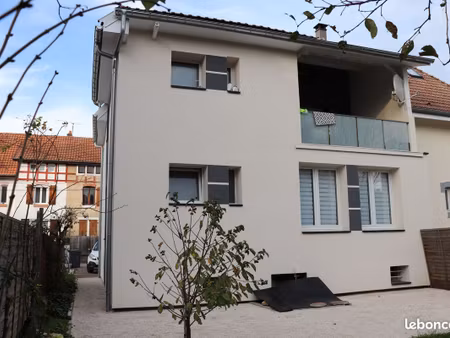 maison avec jardin – quartier pont de gland  audincourt deux appartements indépendants – r