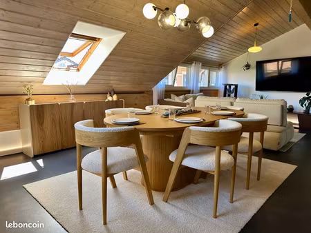 appartement meublé 3 5 pièces rénové – 95 m² (115m² au sol) – hyper centre thonon-les-bain