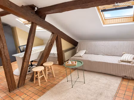 studio meublé lumineux 27 m² – blois hypercentre – 485 cc