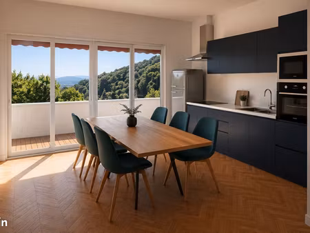 rare : plateau de 110 m² avec 2 parkings  terrasse et vue panoramique – proche chu