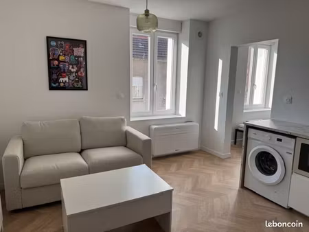 t2 neuf  meublé et climatisé - reims - secteur st-thomas