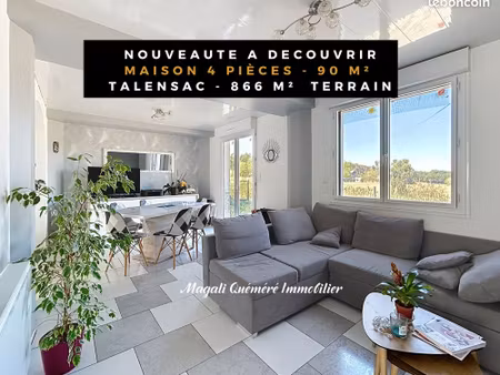 maison 4 pièces 90 m²