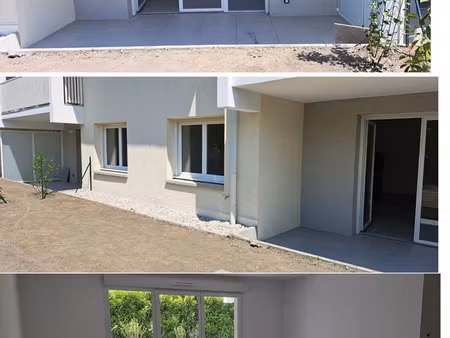 3 pièces neuf rez de jardin libre de suite à doussard pour location à l'année