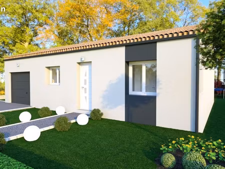 maison 2 chambres sur un terrain de 480 m² à poiroux