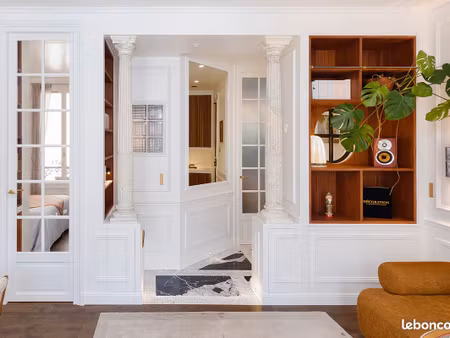 appartement d’architecte – vue arborée sur le cimetière montmartre – balcons plein sud