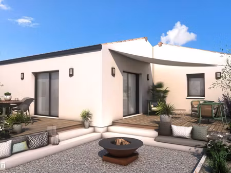 projet de construction d'une maison 3 chambres de 80.68 m² sur un terrain à bâtir de 479 m