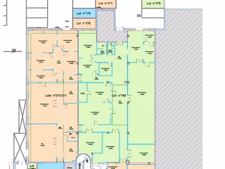 bureaux 259 m² colombes
