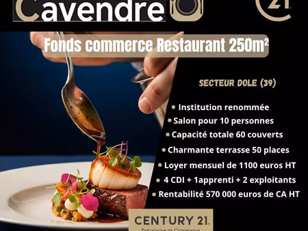 restaurant 250 m² dole