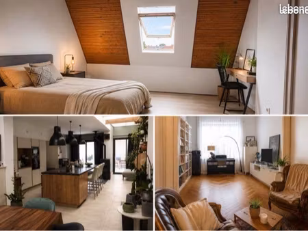 ? maison de caractère de 160 m² – 3 chambres + bureau – cour – roubaix