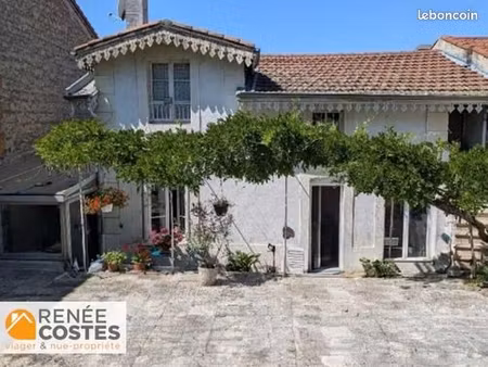 maison de ville en viager 4 pièces 80 m²