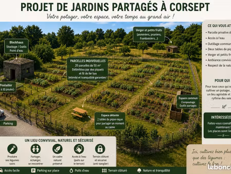 location jardin partagé