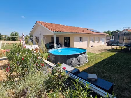 belle villa p-p 117m² hab / garage / terrain plat env 800m² / calme et vue