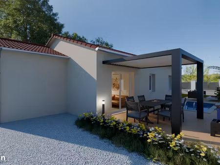 terrain + maison à chatte 619m²