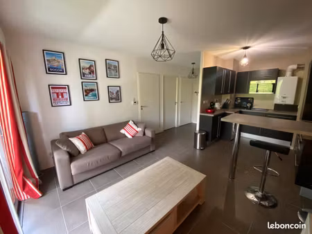 appartement t2 40m² - parking - bail étudiant/stagiaire