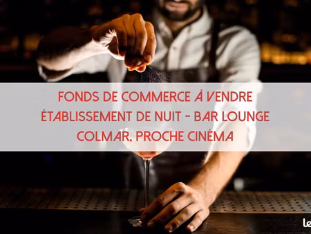 bar  fonds de commerce 330 m² colmar