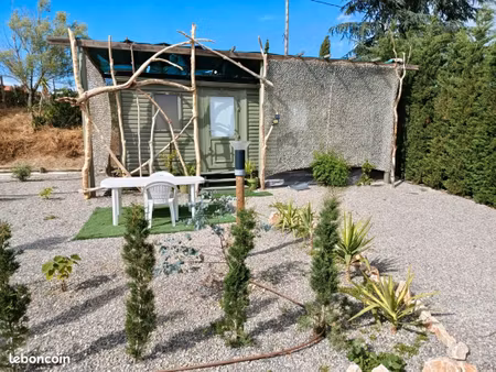 location mobil home avec jardin clim parking