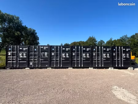 location box containers garage 20 pieds 14m2- stockage sécurisé - 24/24 la baffe