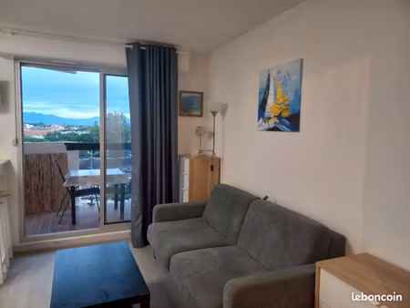 location etudiante joli studio canet de septembre à juin