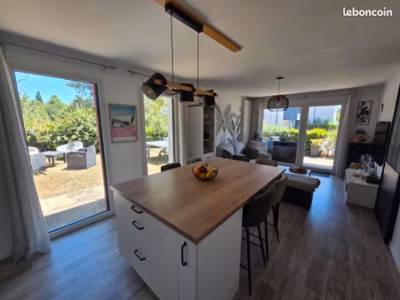 vente t3 rez de jardin centre plescop