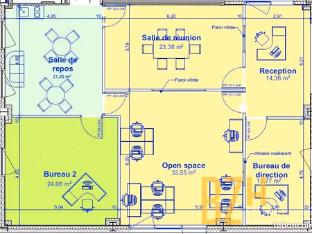 bureaux 130 m² lorient