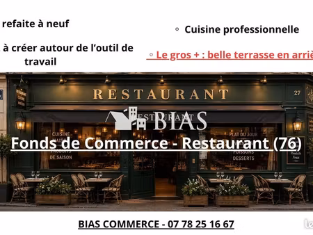 restaurant 120 m² rouen