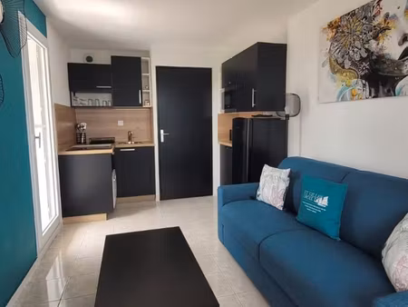 studio cabine vue mer