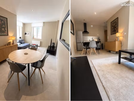 appartement 55m2- t1- hyper centre ville saint-quentin