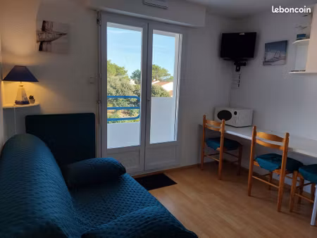 appartement t2 vue mer avec parking