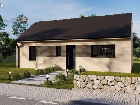 projet de construction d'une maison 63.54 m² avec terrain à artannes-sur-indre (37)