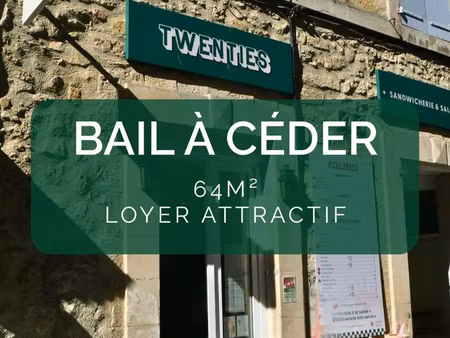 bail a ceder – lourmarin – 64 m² rue principale