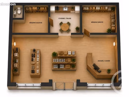 commerce 98 m²