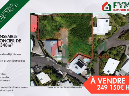 terrain 1348 m² saint-denis