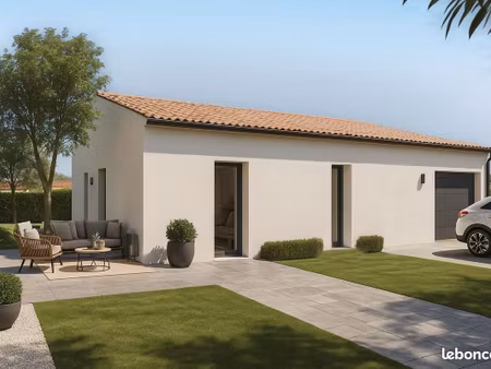 maison de 76.45 m² sur un terrain de 895 m² à angouleme en charente (16)