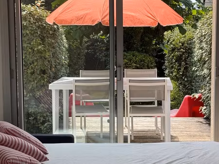 location studio meublé avec jardin