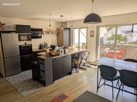 appartement t3 nantes saint donatien avec balcon  box fermé et parking