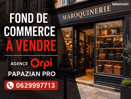 commerce maroquinerie 119 m²