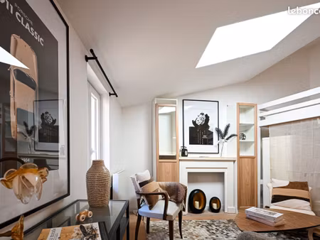 studio meublé et décoré refait à neuf à louer