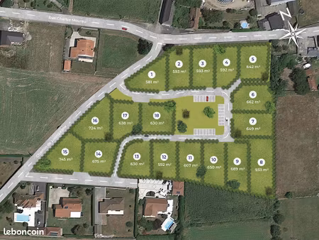 terrain 593 m² pardies