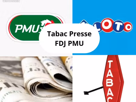 fdj  pmu  presse  tabac 32 m² antibes