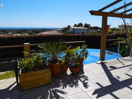 maison ventiseri (20240) - 133 m² - vue mer exceptionnelle 180°- sans vis à vis